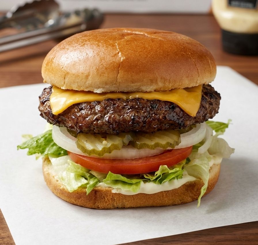 Hamburguesa Clásica 8 oz