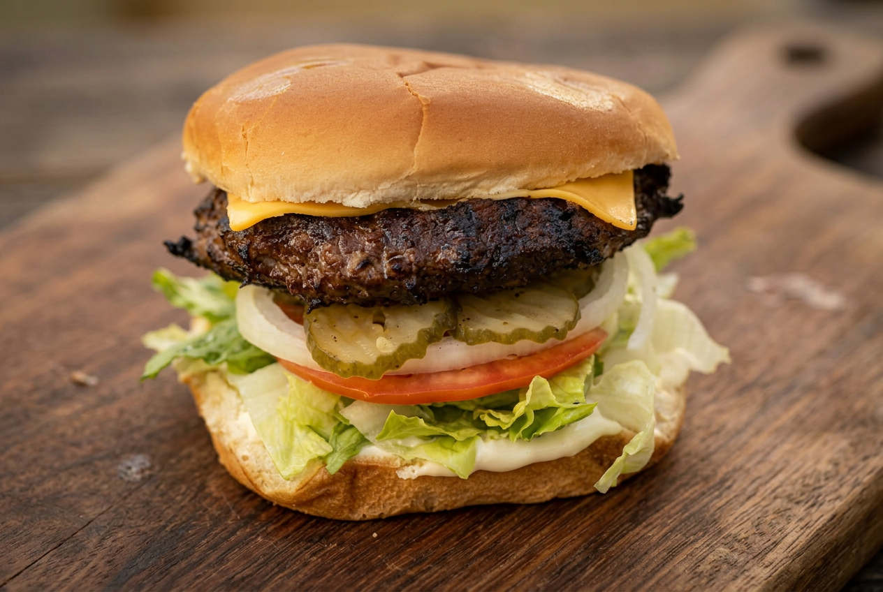 Hamburguesa Clásica 6 oz