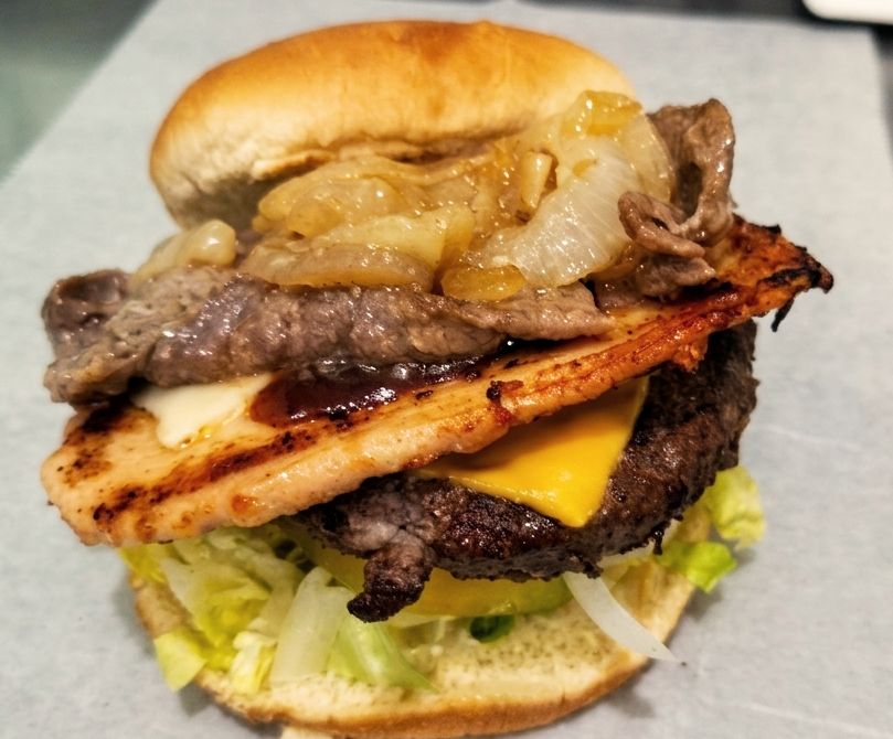 Tripleta Burger 8 oz